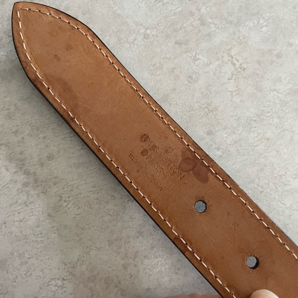 Louis Vuitton Mahina Black Belt (size 95cm/38in) - Picture 6 of 7